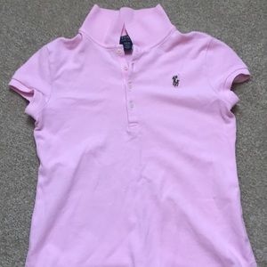 Pink polo